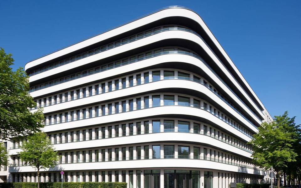 Das Bürogebäude an der Bockenheimer Landstraße 33-35 in Frankfurt am Main